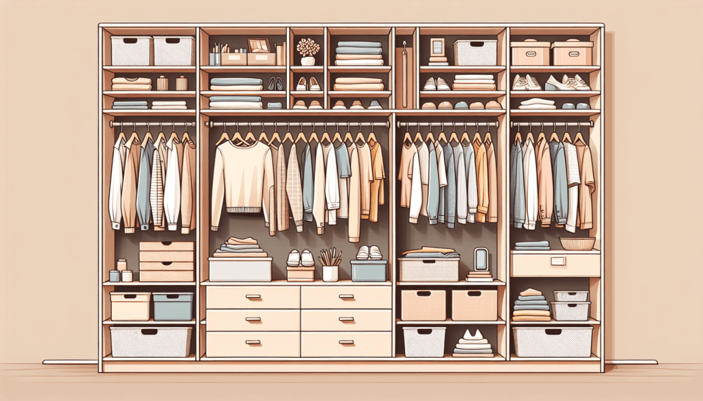 كيفية تنظيم خزانة الملابس بطريقة سهلة