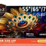 لا تفوّت عرض رمضان! تلفزيون TCL 65″ C655 QLED 4K بسعر 1603 ريال فقط!