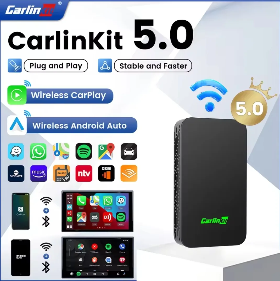 حوّل سيارتك إلى سيارة ذكية مع CarlinKit 5.0 – الآن بسعر 99 ريال فقط! 🚗📱