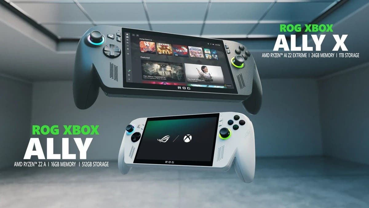 مايكروسوفت تدخل عالم الألعاب المحمولة مع أجهزة ROG Xbox Ally الجديدة
