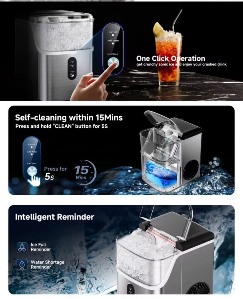 استمتع بعروض الصيف: صانعة الثلج الصوتية SIMZLIFE Pebble بأفضل سعر!