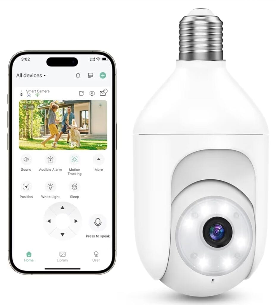 الكاميرا المبة تحول أي مقبس لمبة إلى كاميرا أمنية