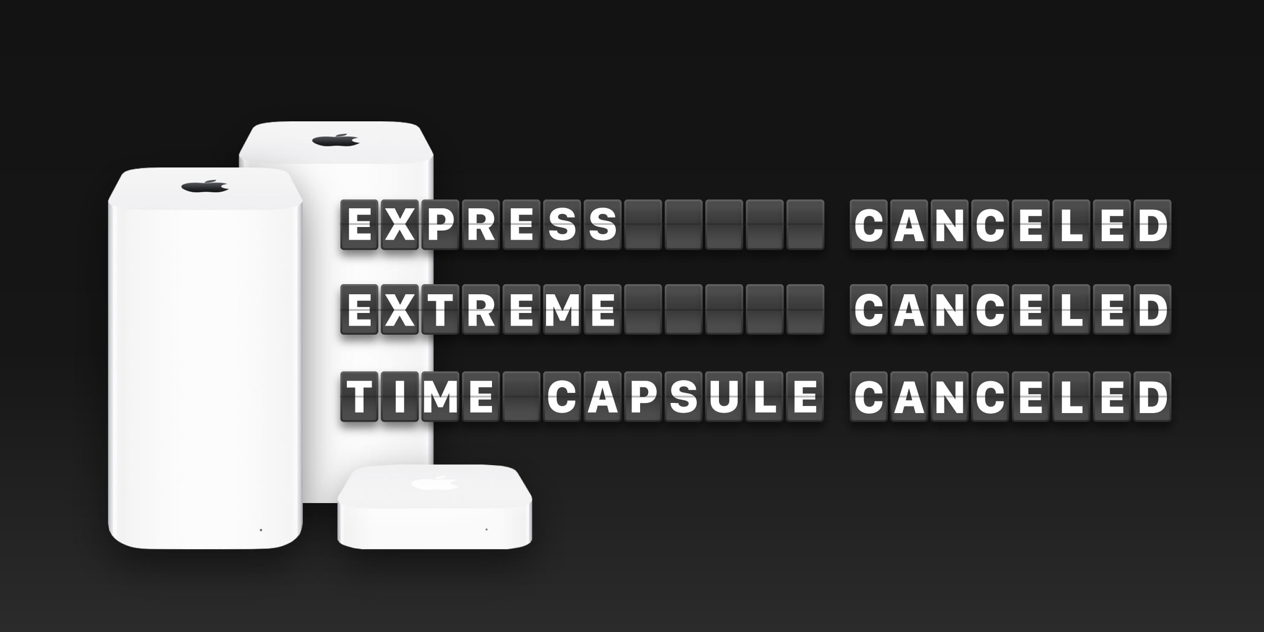 توقف macOS عن دعم النسخ الاحتياطي لآيربورت/تايم كابسول عبر Time Machine في العام المقبل