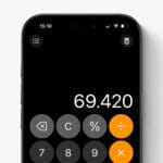 عودة زر المسح في الآلة الحاسبة للآيفون مع نظام iOS 26