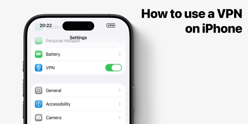 كيفية استخدام VPN على iPhone