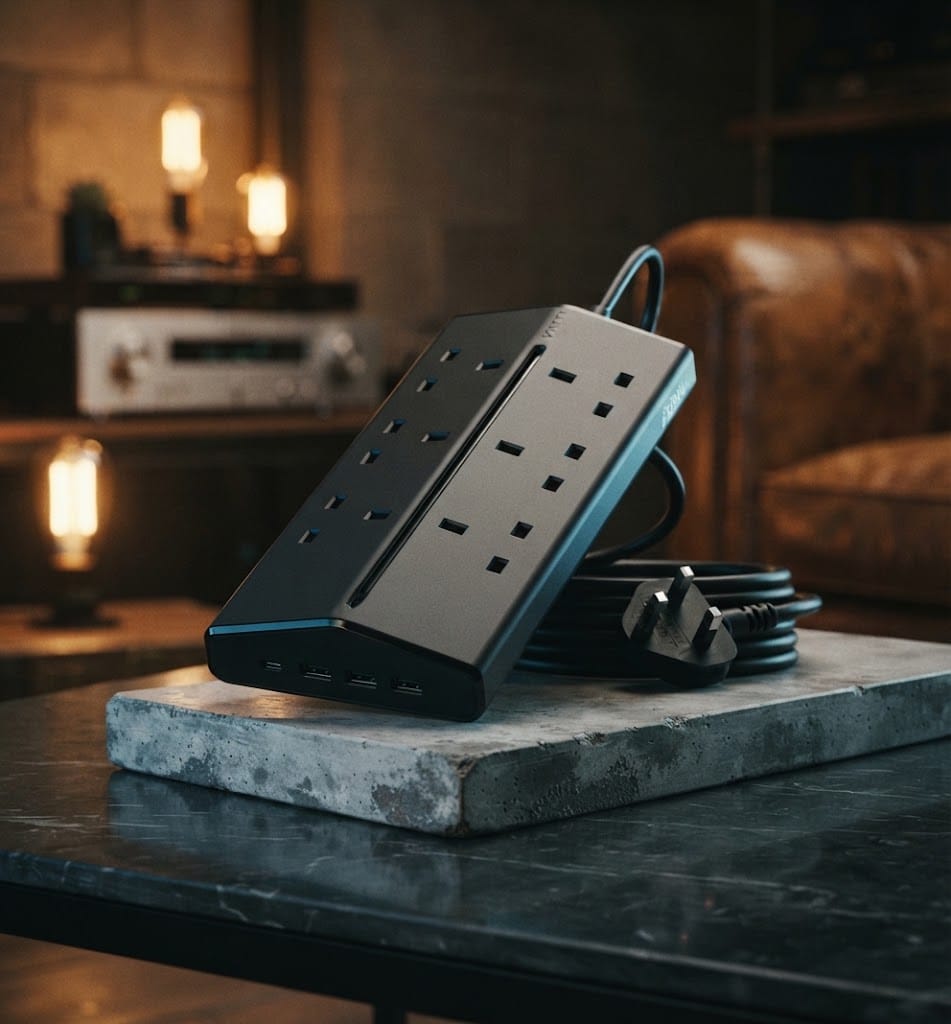 UGREEN 10-in-1 Trapezoidal Power Strip بسعر 75 ريال: مراجعة شاملة ومقارنة بأفضل البدائل