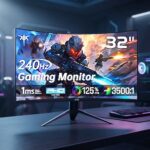 مراجعة شاملة لشاشة KTC 32 بوصة 240Hz المنحنية: تألق الأداء والسعر في 800 ريال سعودي!