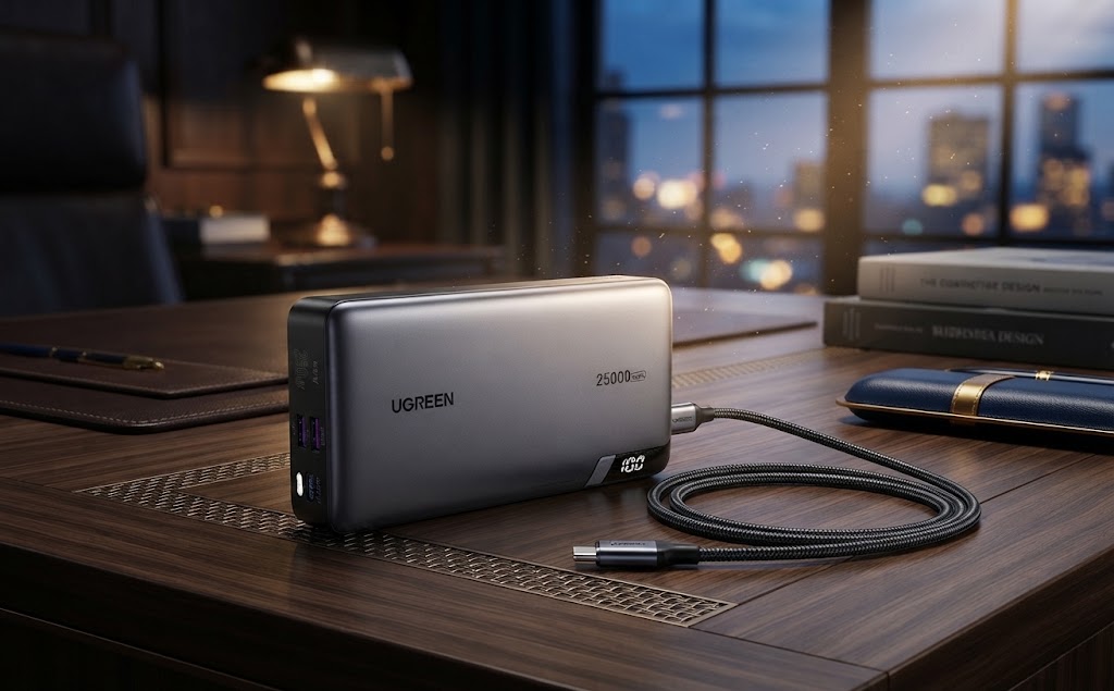مراجعة شاملة لجهاز UGREEN Power Bank 25000mAh بسعر 172 ريال: الأفضل في فئة الشواحن المحمولة مع مقارنة شاملة
