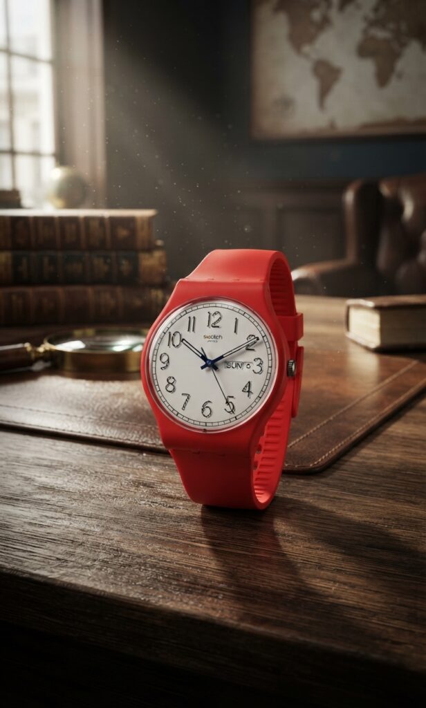 سواتش Unisex Red Me Up Quartz 41 مم ساعة يد بسعر 154 ريال: مراجعة شاملة ومقارنة بأفضل البدائل