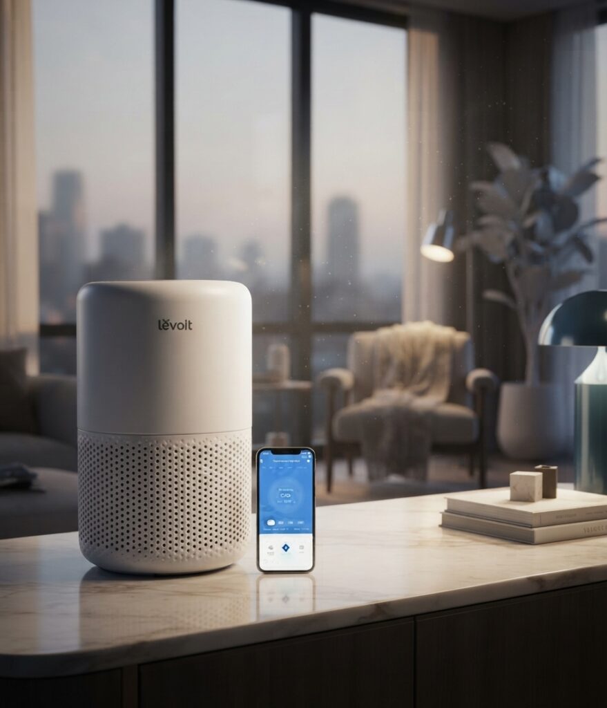 مراجعة شاملة لجهاز LEVOIT Smart WiFi Air Purifier: استمتع بنقاء الهواء بسعر 241 ريال سعودي!