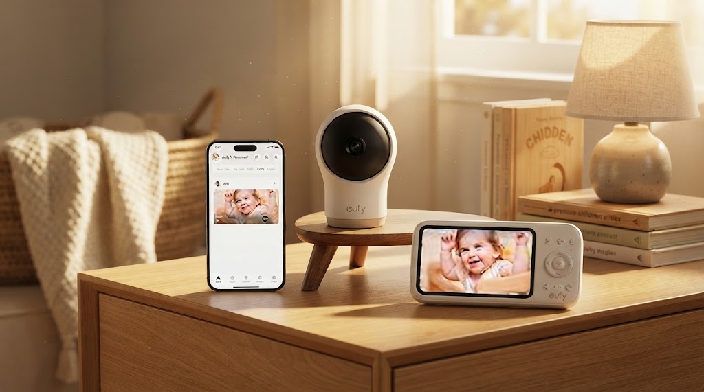 مراجعة شاملة لجهاز مراقبة الرضع Eufy Baby Monitor C10 بدقة 2K – أفضل خيار بسعر 319 ريال سعودي مع مقارنة متميزة