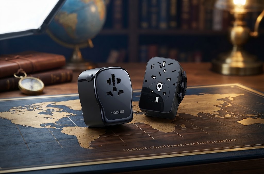 مراجعة شاملة لجهاز الشحن UGREEN GaN Universal Travel Adapter بسعر 135 ريال سعودي: مقارنة احترافية بأفضل البدائل
