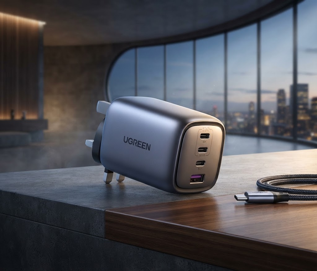 مراجعة شاملة لجهاز الشحن UGREEN Nexode 65W USB: السعر 99 ريال مع مقارنة مع أفضل البدائل
