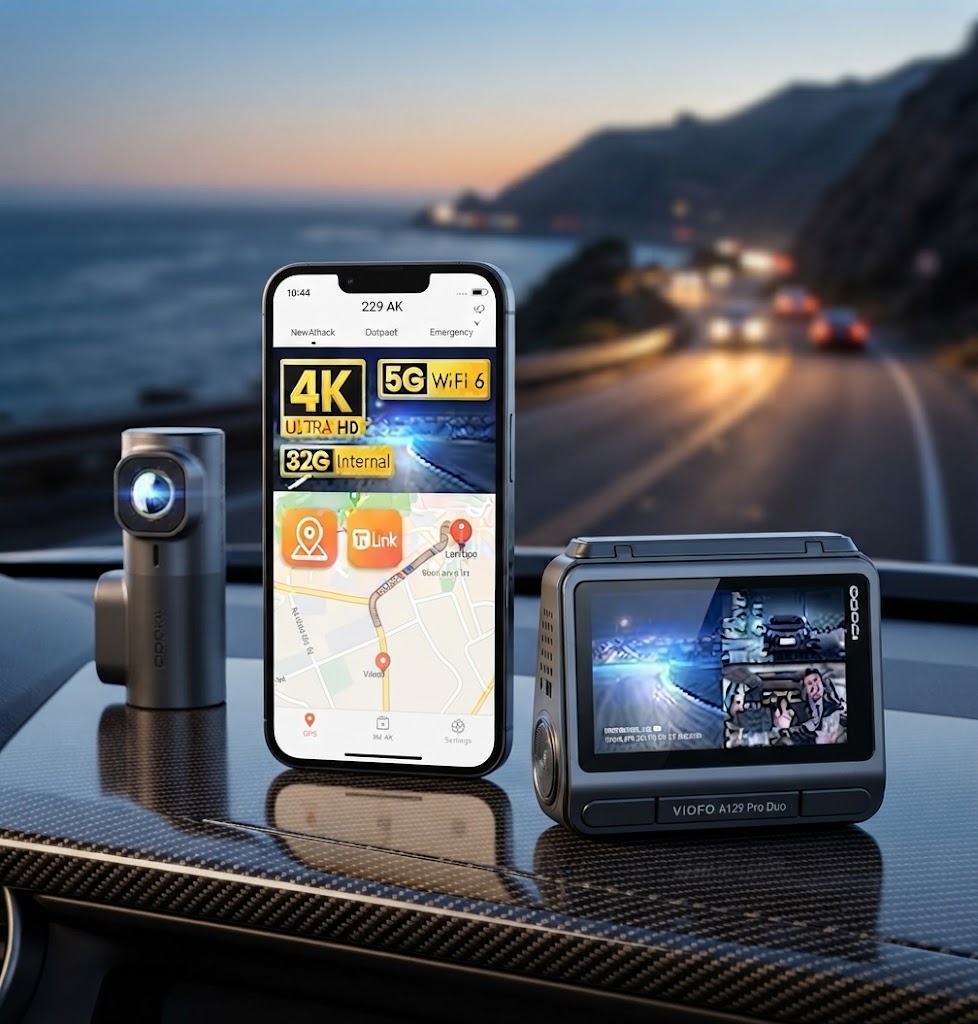 DDPAI Dash Cam 3 Channel: أفضل كاميرا سيارة بدقة 4K+2K+1080P بسعر 570 ريال سعودي ومقارنة شاملة بالبدائل