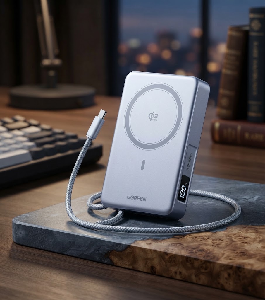 مراجعة UGREEN MagSafe Power Bank Qi2 25W 10000mAh بسعر 112 ريال: مقارنة شاملة مع أفضل البدائل