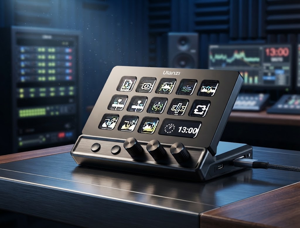 ULANZI D200X Stream Controller: تحكم شامل وسعر مذهل 225 ريال سعودي – مقارنة مع البدائل الأفضل