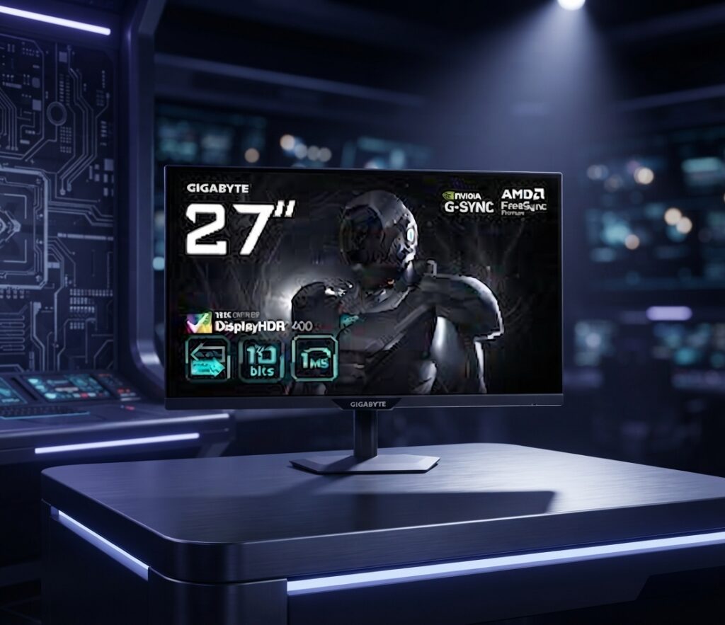مراجعة شاملة لشاشة GIGABYTE G27U 27″ 4K UHD بسعر 924 ريال – الخيار المثالي لعالم الألعاب