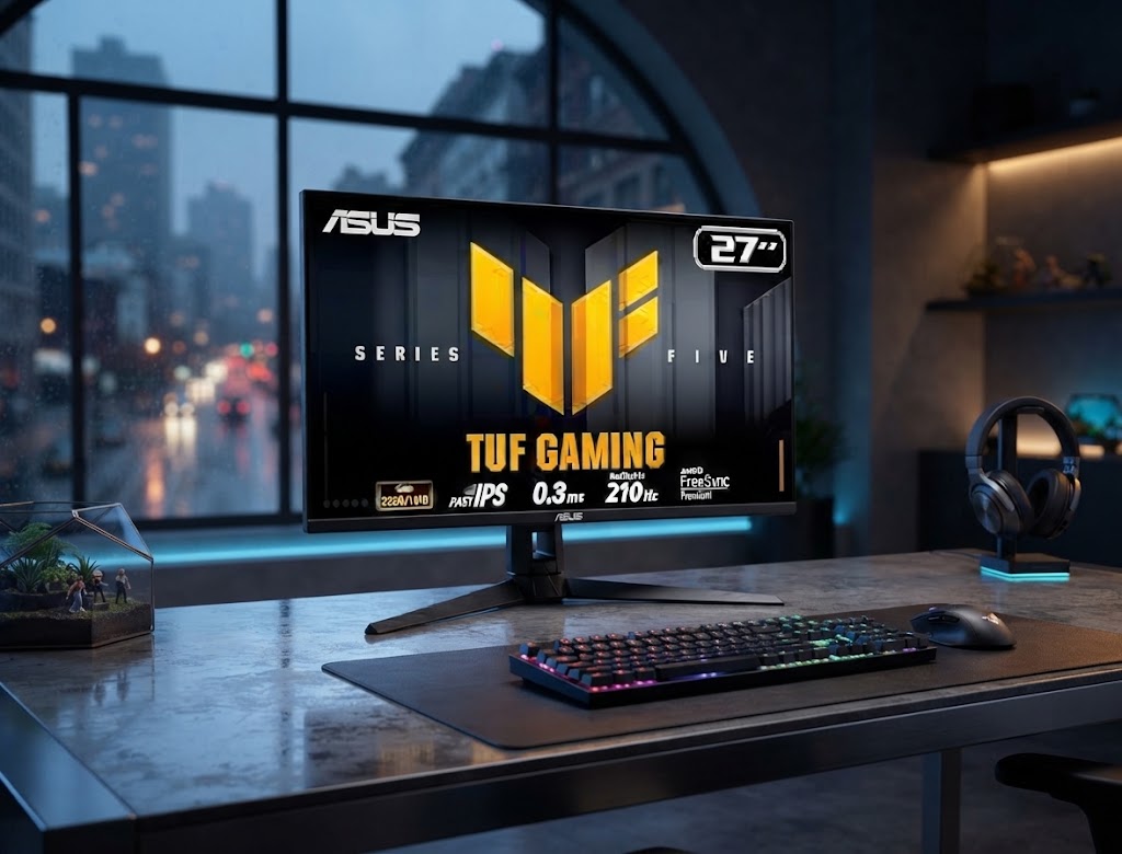 مراجعة شاشة الألعاب ASUS TUF Gaming VG27AQ5A-J بحجم 27 إنش – السعر،المقارنة والتقييمات
