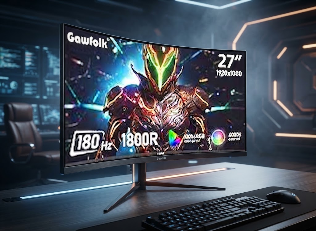 Gawfolk 27 إنش Monitor بتقنية المنحنى بسعر 329 ريال: مراجعة شاملة مع مقارنة مثيرة مع البدائل
