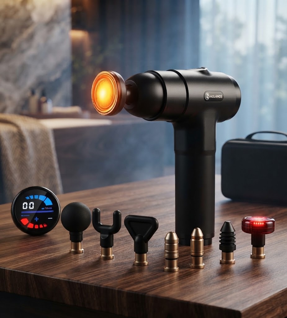 AERLANG Massage Gun: أفضل مسدس تدليك مزود بالتسخين بسعر 144 ريال – مراجعة شاملة ومقارنة مع البدائل