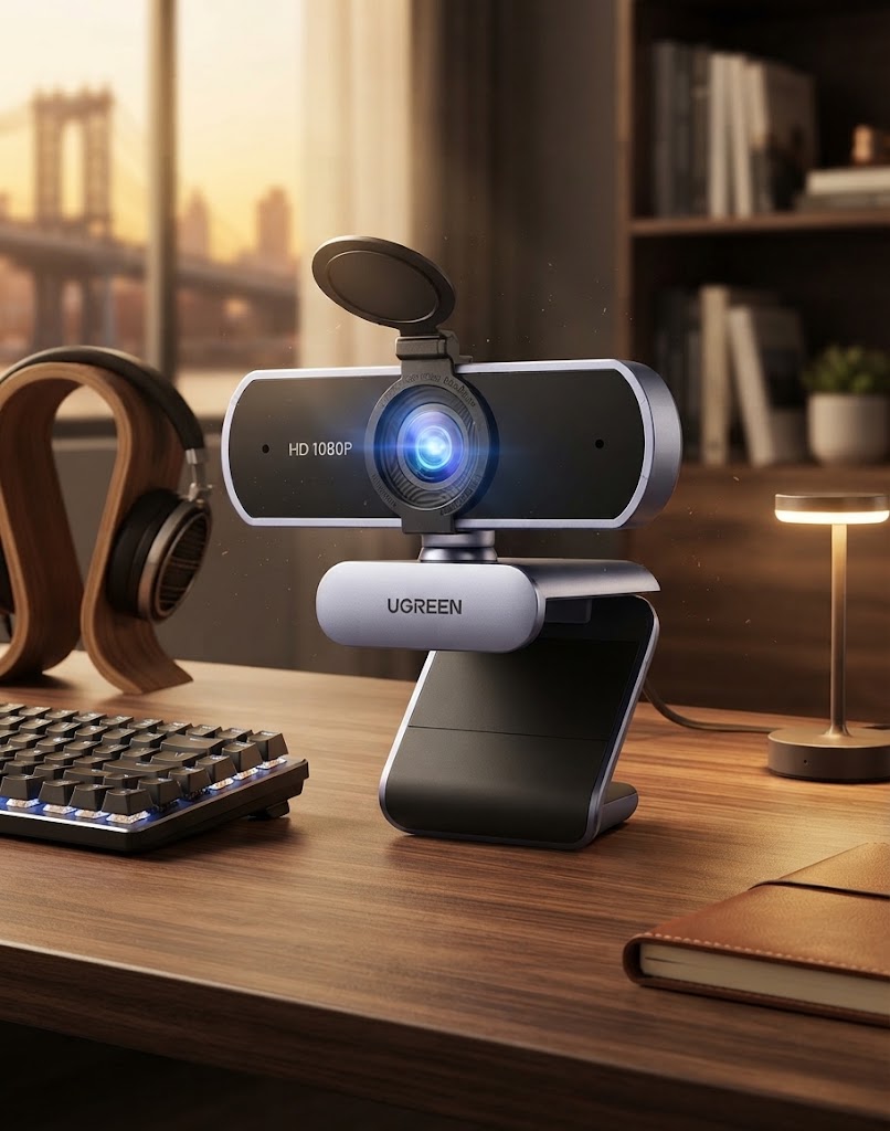 مراجعة شاملة لكاميرا UGREEN Webcam 1080P بسعر 129 ريال – أفضل بديل لكاميرات الويب