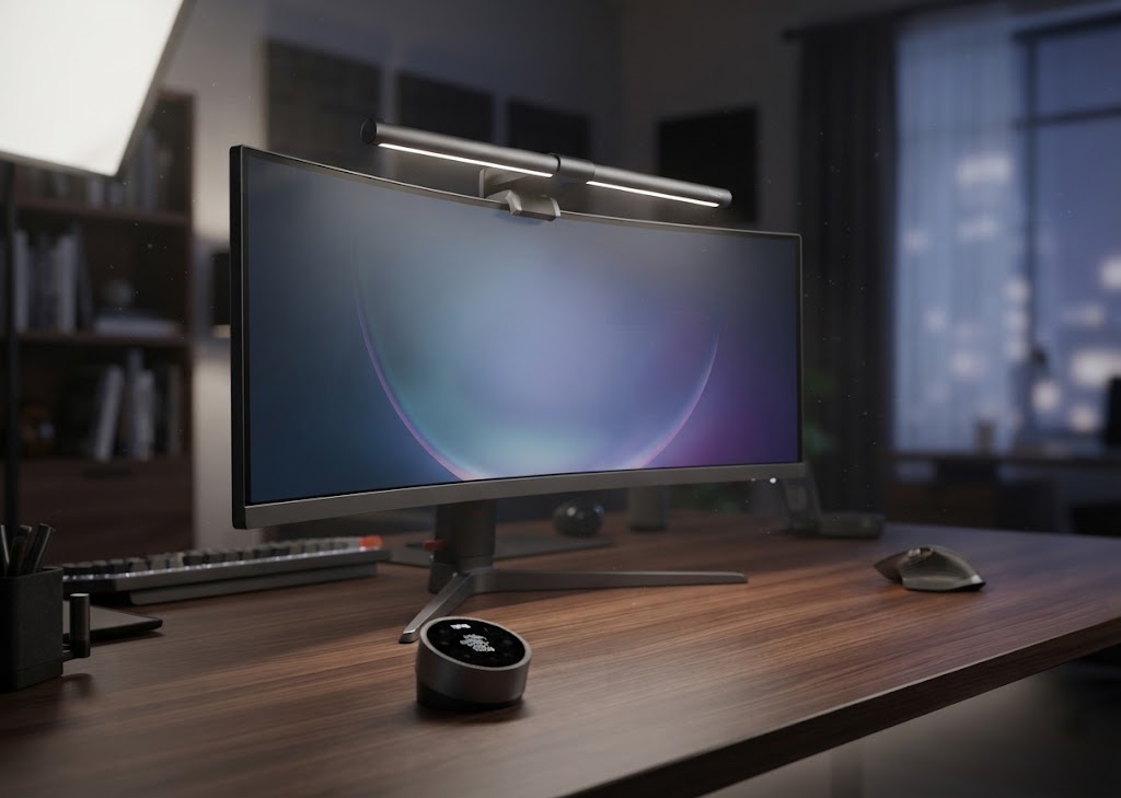 مراجعة شاملة لمنتج BenQ ScreenBar Halo 2: أفضل مصباح ضوء للشاشات بسعر 849 ريال سعودي