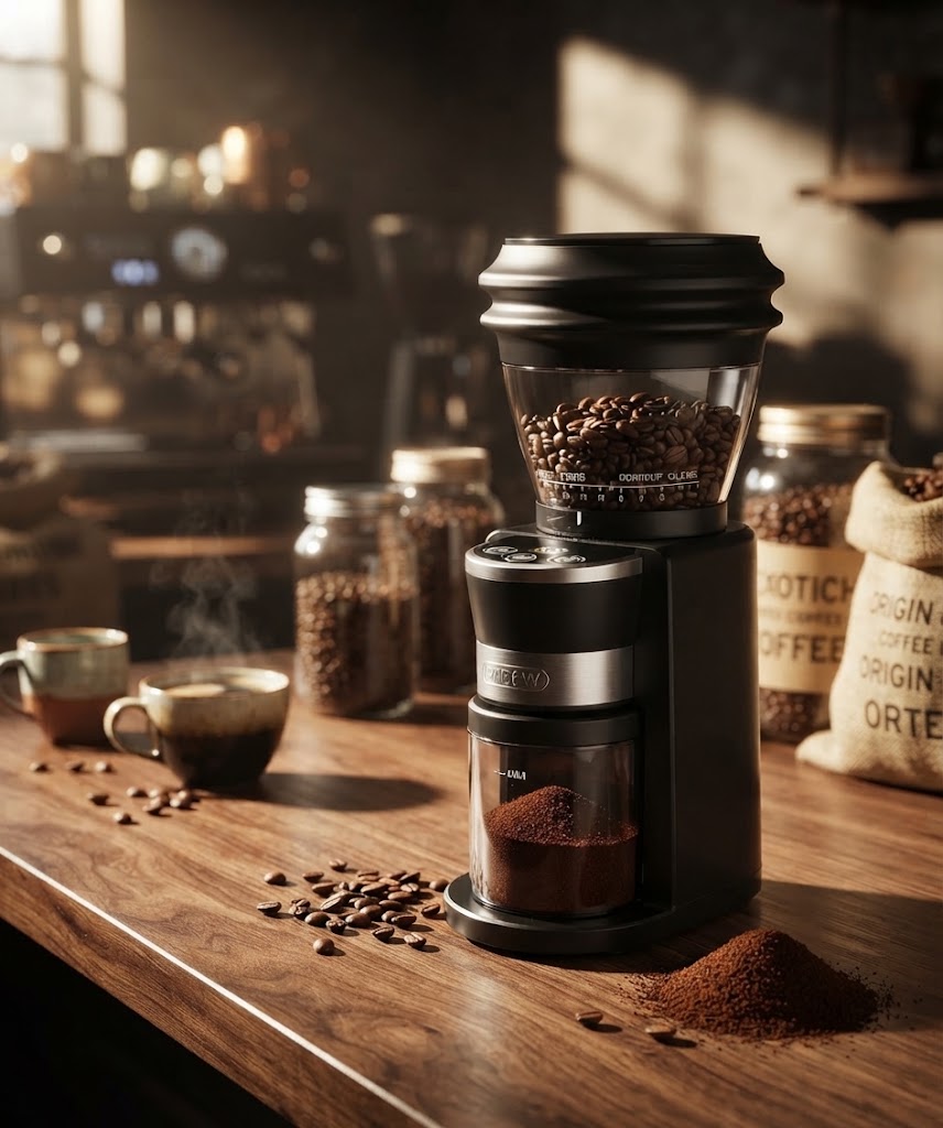 استعراض شامل لماكينة طحن البن الكهربائية HiBREW G3 – بسعر 330 ريال سعودي ومقارنة مع أفضل البدائل