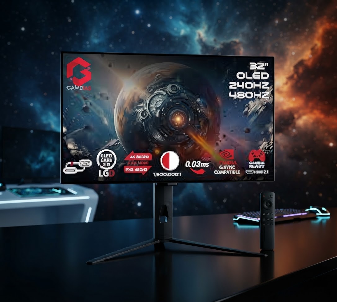 مراجعة شاملة لشاشة GAMEON 32″ OLED Gaming Monitor: سعرها 3104 ريال ومقارنة مع البدائل